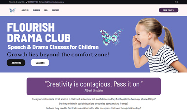 Flourish Drama Website